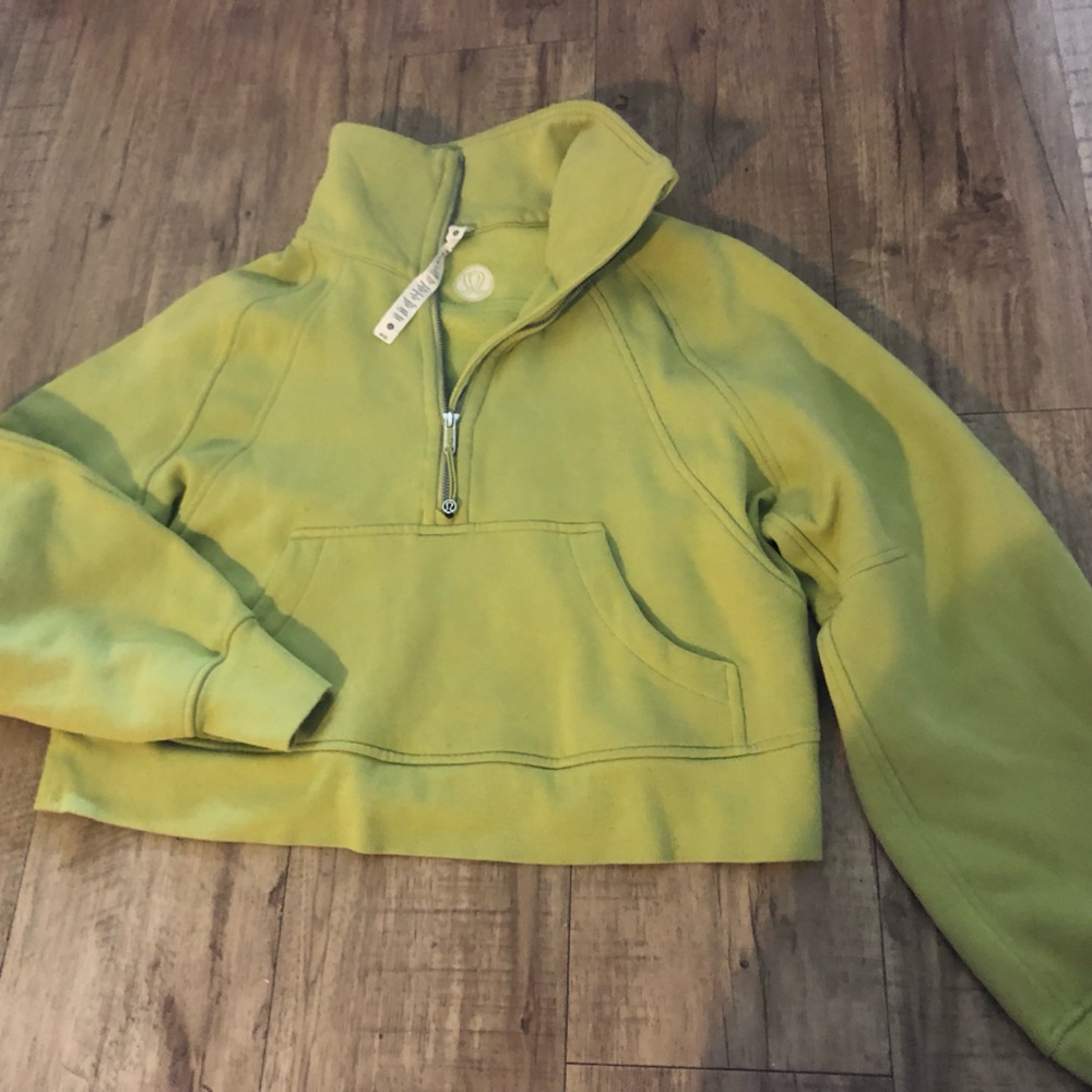 Lululemon Light Green Zip-Up Hoodie